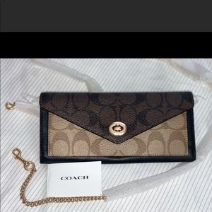 Coach slim wallet crossbody